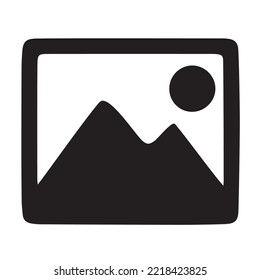 Icono de imagen, Icono de imagen Ilustración vectorial 