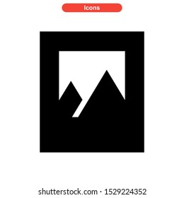 picture icon isolated sign symbol vector illustration - high quality black style vector icons
