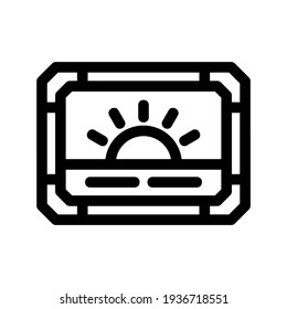 picture icon or logo isolated sign symbol vector illustration - high quality black style vector icons
