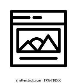 picture icon or logo isolated sign symbol vector illustration - high quality black style vector icons
