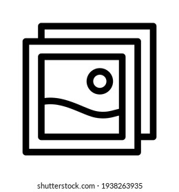 picture icon or logo isolated sign symbol vector illustration - high quality black style vector icons
