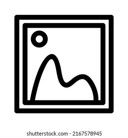 picture icon or logo isolated sign symbol vector illustration - high quality black style vector icons
