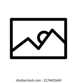 picture icon or logo isolated sign symbol vector illustration - high quality black style vector icons
