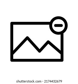 picture icon or logo isolated sign symbol vector illustration - high quality black style vector icons
