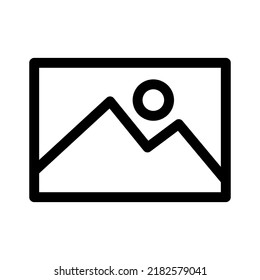picture icon or logo isolated sign symbol vector illustration - high quality black style vector icons
