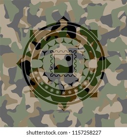  picture icon on camouflaged texture