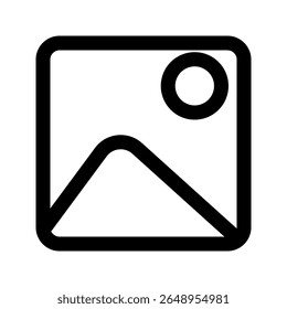 picture icon on white background