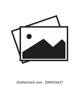 picture icon. One of set web icons