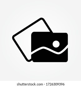 picture icon. One of set web icons