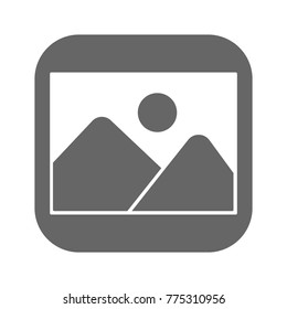 picture icon. One of web icons photo