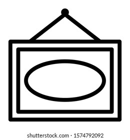 picture icon outline vector design