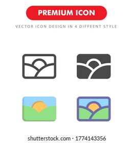paquete de iconos de imagen aislado en fondo blanco. para el diseño de su sitio web, logotipo, aplicación, interfaz de usuario. Ilustración gráfica vectorial y trazo editable. EPS 10.