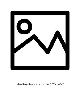 Picture icon set. Vector graphic illustration. Suitable for website design, logo, app, template, and ui