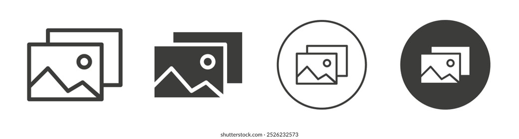 Ícone de figura Simples contorno do logotipo do vetor