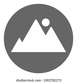 Picture icon. Snapshot button. Vector.