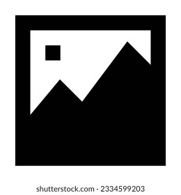 Picture icon. Suitable for website UI design