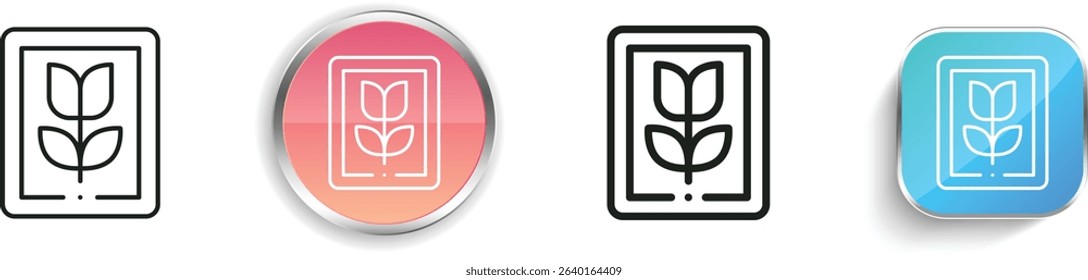 picture icon. Thin Linear, Regular and Button Style Design Isolated On White Background