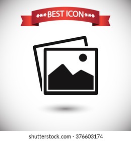 Picture icon vector