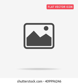 Picture icon. Vector concept illustration for design.