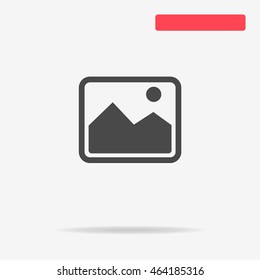 Picture icon. Vector concept illustration for design.