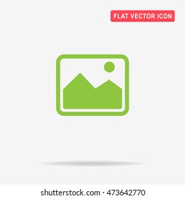 Picture icon. Vector concept illustration for design.