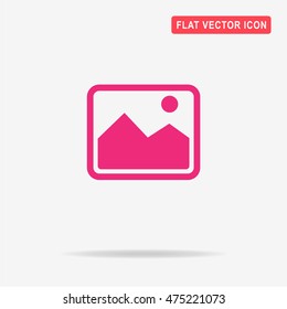Picture icon. Vector concept illustration for design.