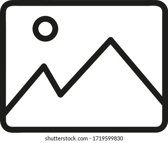 icono de imagen. diseño vectorial de imagen