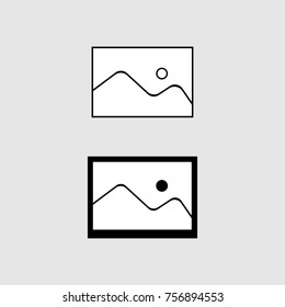 Picture icon vector design