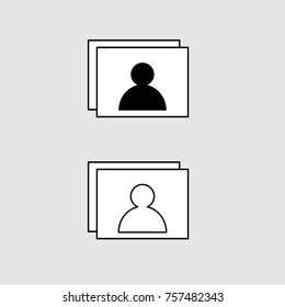 Picture icon vector design isolated