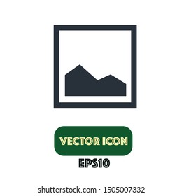 picture icon, picture vector. Eps10
