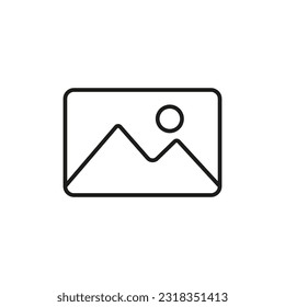 Vector de icono de imagen. icono de galería , símbolo de imagen.