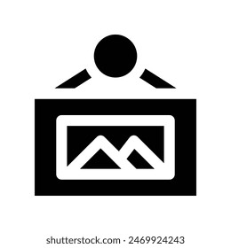 icono de imagen. icono de glifo de Vector para su Sitio web, móvil, presentación y diseño de logotipo.