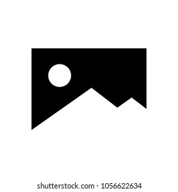 picture icon, vector illustration