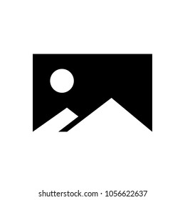 picture icon, vector illustration