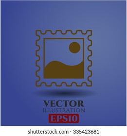 Ilustración vectorial de icono de imagen