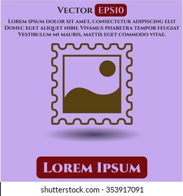 Picture icon vector illustration
