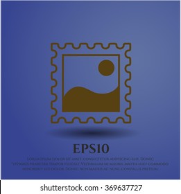 Picture icon vector illustration
