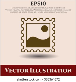 Picture icon vector illustration
