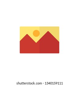 Picture Icon Vector Illustration in Flat Style for Any Purpose