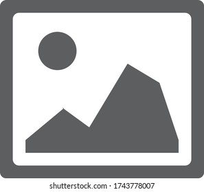picture icon vector illustration flat