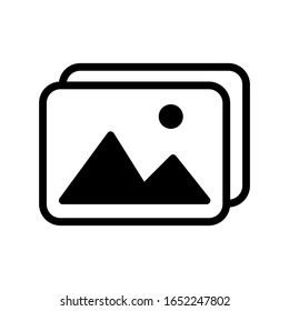 Picture icon vector, illustration logo template in trendy style