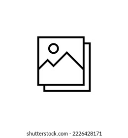 Picture icon vector illustration. photo gallery sign and symbol. image icon