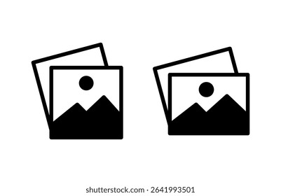 Picture icon vector illustration. photo gallery sign and symbol. image icon