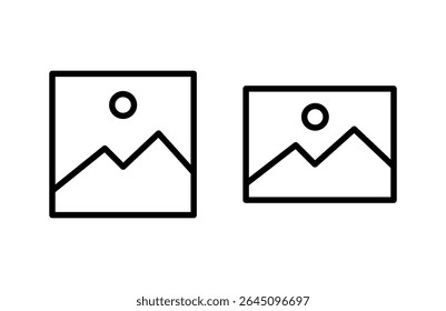 Picture icon vector illustration. photo gallery sign and symbol. image icon