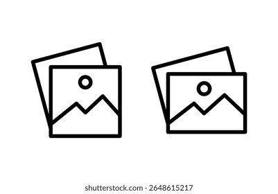 Picture icon vector illustration. photo gallery sign and symbol. image icon