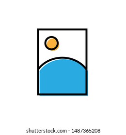Picture Icon Vector Illustration Template Logo - Eps 10