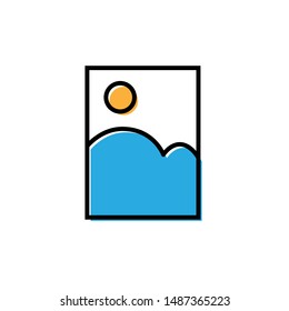Picture Icon Vector Illustration Template Logo - Eps 10