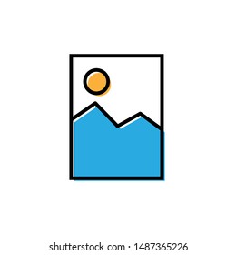 Picture Icon Vector Illustration Template Logo - Eps 10