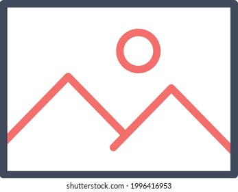 Imagen vectorial de icono de imagen. Se puede usar para teléfono y tablet. Adecuado para aplicaciones móviles, aplicaciones web y medios impresos.