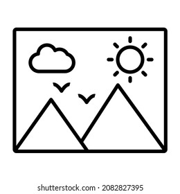 Bildsymbol, Vektorbild. Kann auch für Web-Apps, mobile Apps und Printmedien verwendet werden.